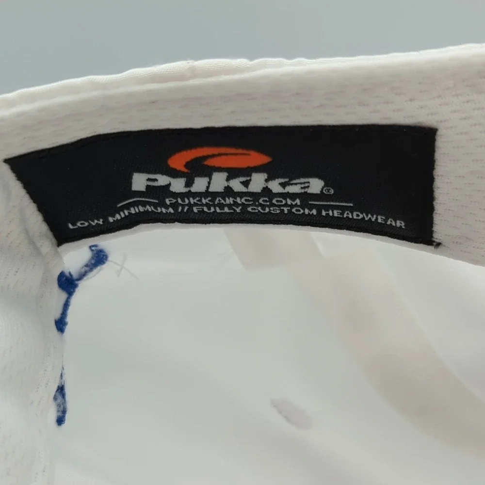 BOR The Tour RT Construction Hat Cap White Rope Snapback Pukka Adjustable